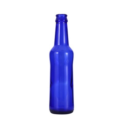 330ml luxury water cobalt blue glass beer bottle